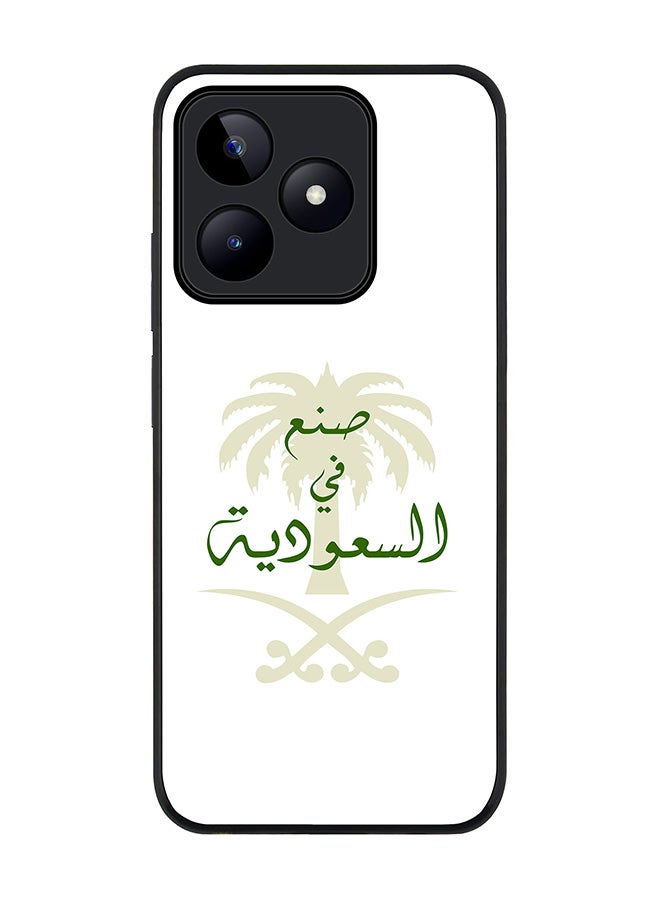 Stylizedd Rugged Black edge case for Realme C53, Slim fit Soft Case Flexible Rubber Edges Anti Drop TPU Gel Thin Cover- Made in Saudi - Image 1