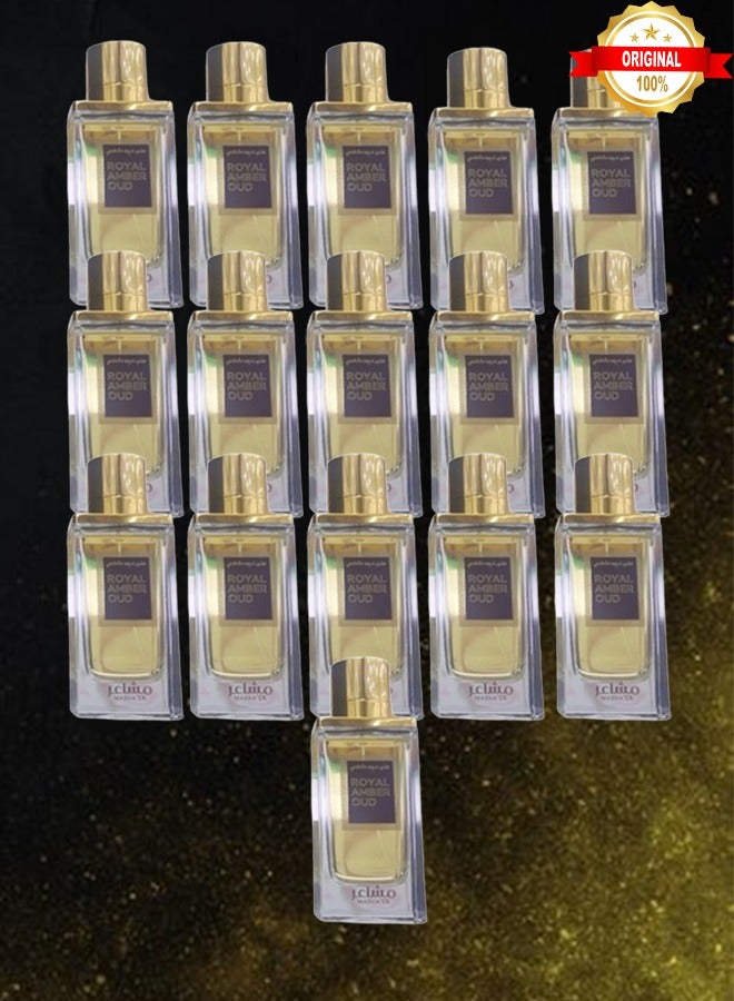 ماش 16 قطع عطر رويال عنبر عود 100 مل - Image 1