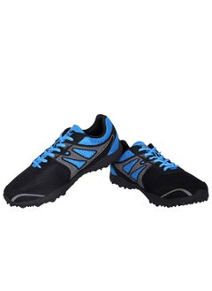 Nivia Men Marathon Running Shoe for Mens | Rubber Outsole with Breathable Mesh Upper with PVC Synthetic Leather | Die Cut N.R E.VA Sockliner | Ideal for Trail Running (Blue/Black) UK -6  - Image 2