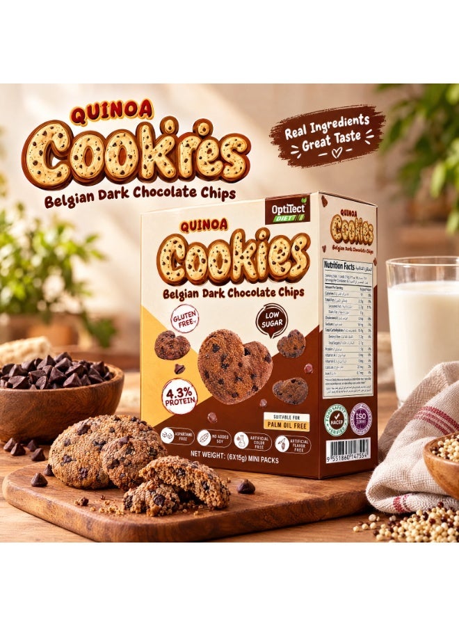 Quinoa Cookies Belgian Dark Chocolate Chips 1 Piece