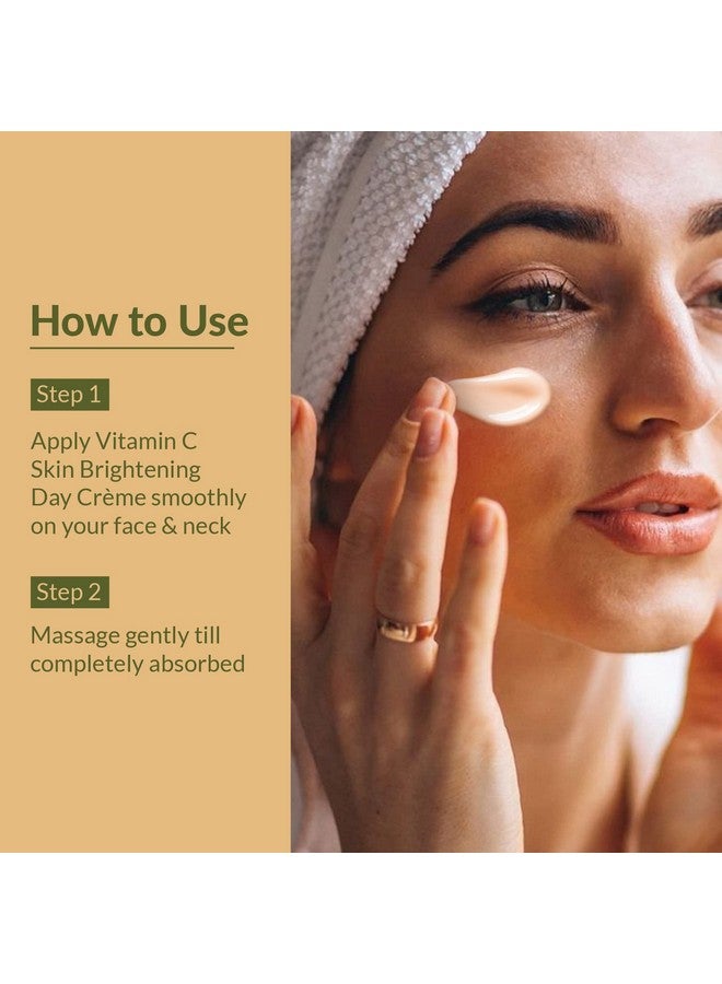 LOTUS BOTANICALS Vitamin C Skin Brightening Day Cream | 100X Vitamin C | Glowing, Radiant And Bright Skin | Hydrating And Moisturising | Sun Protection With Spf 25 Pa+++ | No Toxic Chemicals | 50G  - Image 4