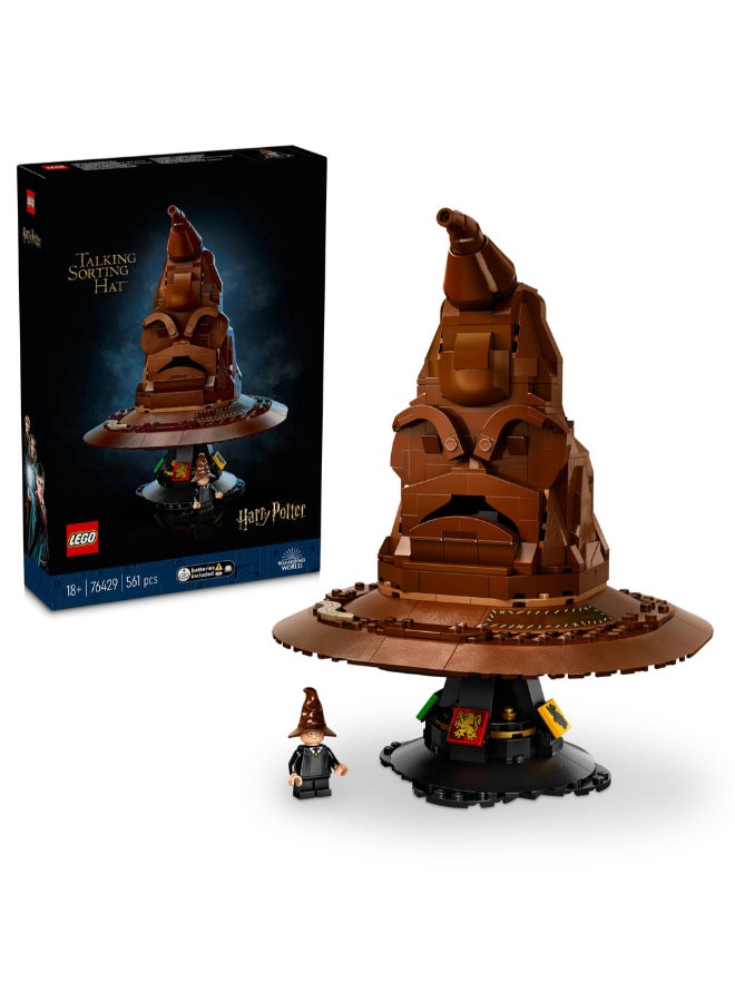 LEGO Harry Potter Talking Sorting Hat Set for Adults 76429 (Age 18+, 561 Pieces) - Image 1