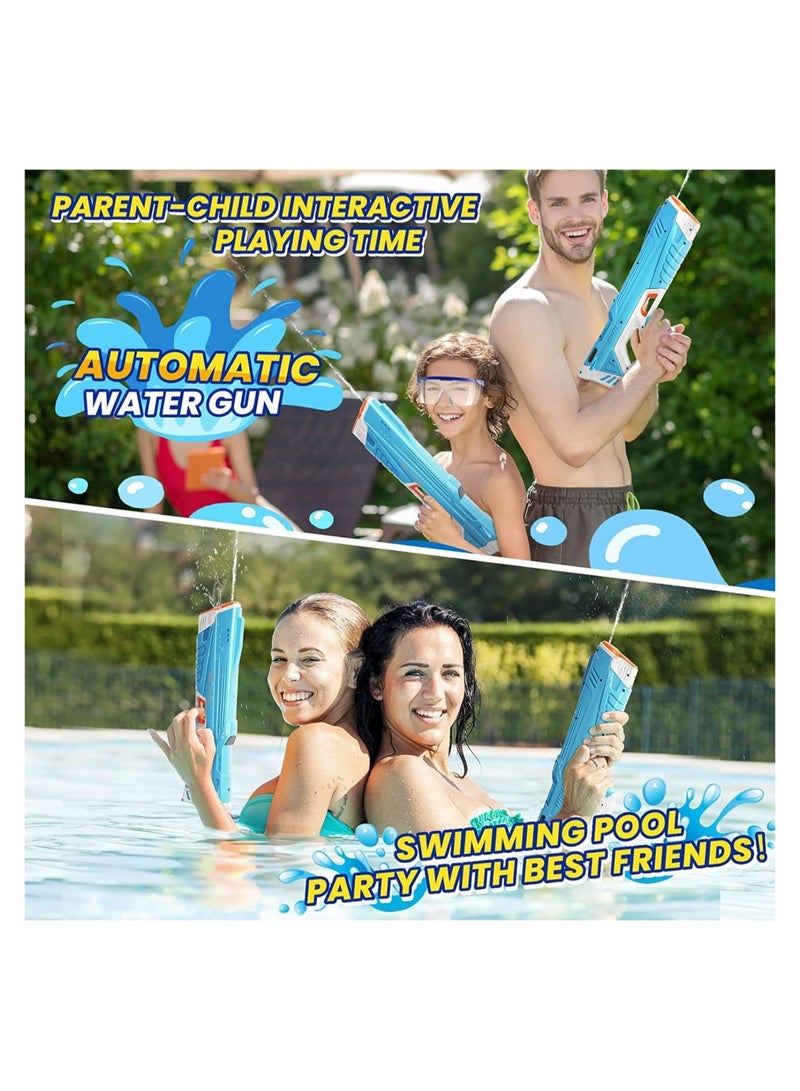 Electric Water Gun,Auto Suction Water Guns for Adults&Kids,Squirt Guns 39 Ft Range,Battery Powered Squirt Gun,Automatic Water Blaster