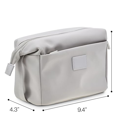 ETOILE - Jet Setter Travel Case Grey Soft Flexible and Foldable Makeup Cosmetic Travel Bag - Image 4
