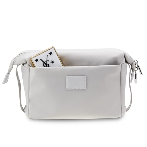 ETOILE - Jet Setter Travel Case Grey Soft Flexible and Foldable Makeup Cosmetic Travel Bag - Image 1