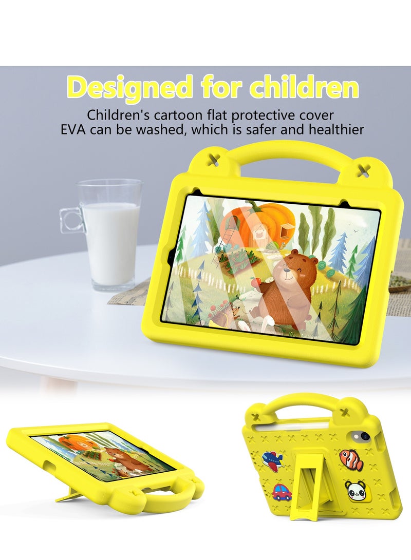 Kids Case Compatible with iPad Mini 6(2021)/Mini 7(2024) 8.3 Inch Heavy Duty EVA Foam Shockproof Cover Kids Proof Case with Stand Pen Slot - Image 2