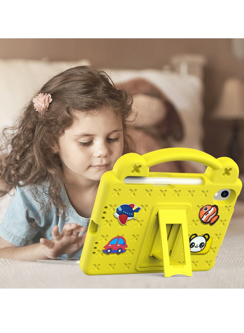 Kids Case Compatible with iPad Mini 6(2021)/Mini 7(2024) 8.3 Inch Heavy Duty EVA Foam Shockproof Cover Kids Proof Case with Stand Pen Slot - Image 5