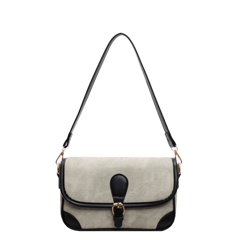 Fashion Casual Underarm Bag Women'S Winter New Retro Small Square Bag 2024 Winter Trendy Women'S Shoulder Bag - Image 1