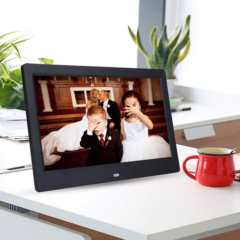 klarako LED Photo Frame, Smart Digital Picture Frame, HD Digital Frame10 Inch HD Screen Digital Movie Photo Frame Calendar Alarm Clock MP3/4 Movie Player with Controller Support Multiple Language 32G Memory Black - Image 5