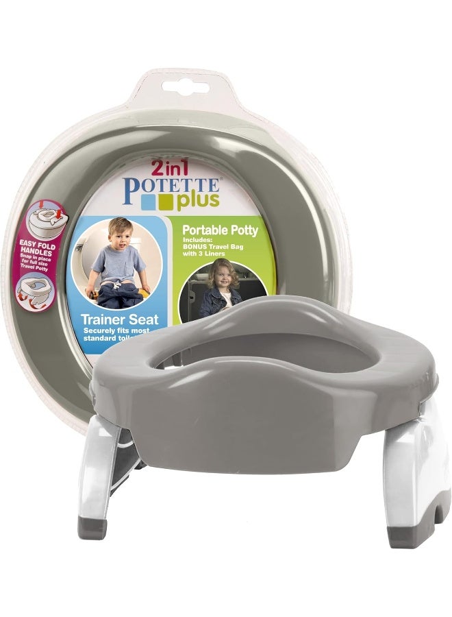 Kalencom Potette Plus 2-in-1 Travel Potty and Trainer Seat - Image 1