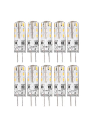 10 Pcs G4 LED Bulbs Bi Pin Base Silicone Warm White 3000K 1.5W AC220V 110LM Landscape Bulbs Replacement - pzsku/Z9F3B0CC785743DD2C5ECZ/45/_/1734084246/436704f0-8ad4-4814-9b2e-e59a392b1f05