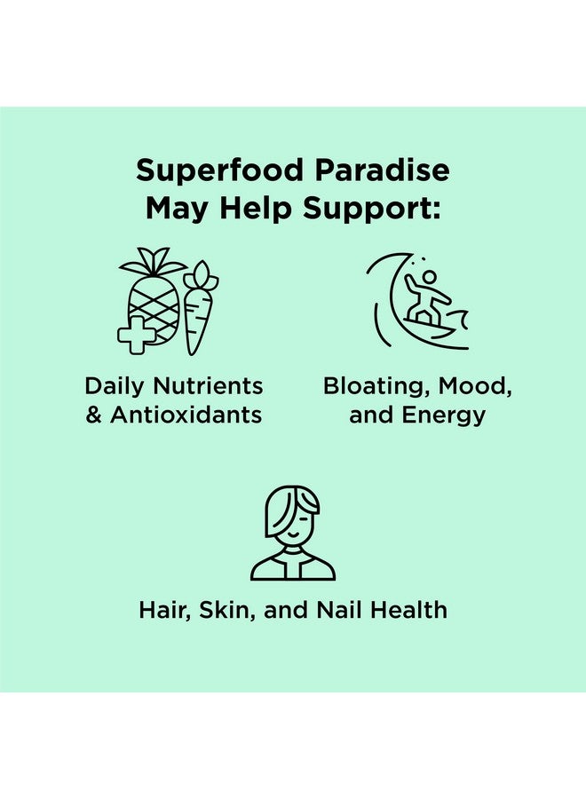 nbpure Earthy Andy Superfood Paradise Mango Pineapple 30 Servings - Image 3