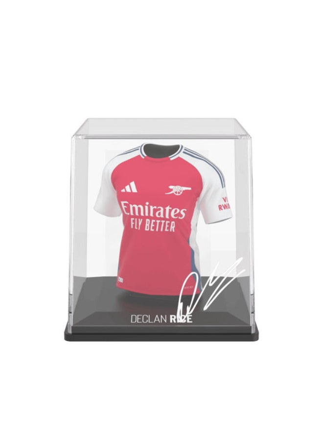 Splink Arsenal Declan Rice Home Jersey Display Case, Official Licensed Collectible, 2024/2025  - Image 1
