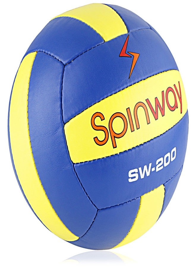 spinway VB2 PU Volleyball, Size Standard, (Blue, Yellow) - Image 4