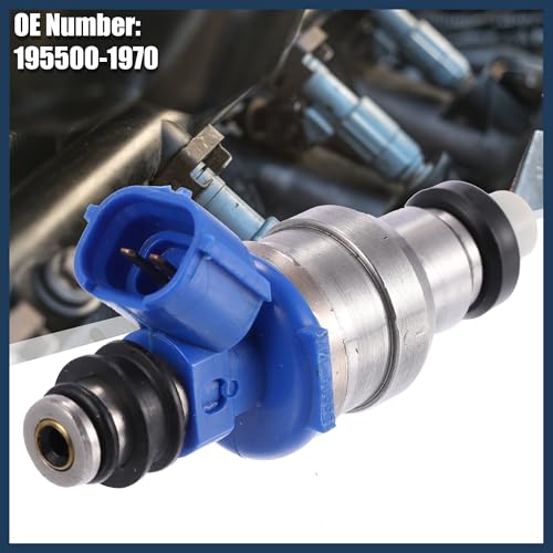 INFINAUTO Fuel Injector for Mazda Miata Base 16L 19901993 for Mazda 626 DX LX 22L 19901992 NoB6S713250 Metal Silver Tone 4pcs - Image 3