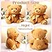 Chalyna 10 Inch Stuffed Babys Animal First Bear Cute Doll Plush Baby Shower Party Favor Plush Toy Stuffed for Birthday Baby Shower WeddingBrown - Image 4
