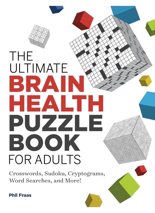 The Ultimate Brain Health Puzzle Book for Adults: Crosswords, Sudoku, Cryptograms, Word Searches, and More! (Ultimate Brain Health Puzzle Books)  - Image 1