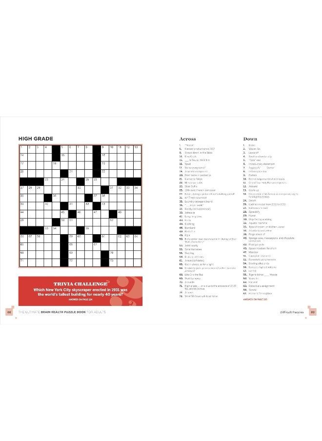 The Ultimate Brain Health Puzzle Book for Adults: Crosswords, Sudoku, Cryptograms, Word Searches, and More! (Ultimate Brain Health Puzzle Books)  - Image 3