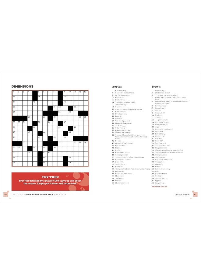The Ultimate Brain Health Puzzle Book for Adults: Crosswords, Sudoku, Cryptograms, Word Searches, and More! (Ultimate Brain Health Puzzle Books)  - Image 2