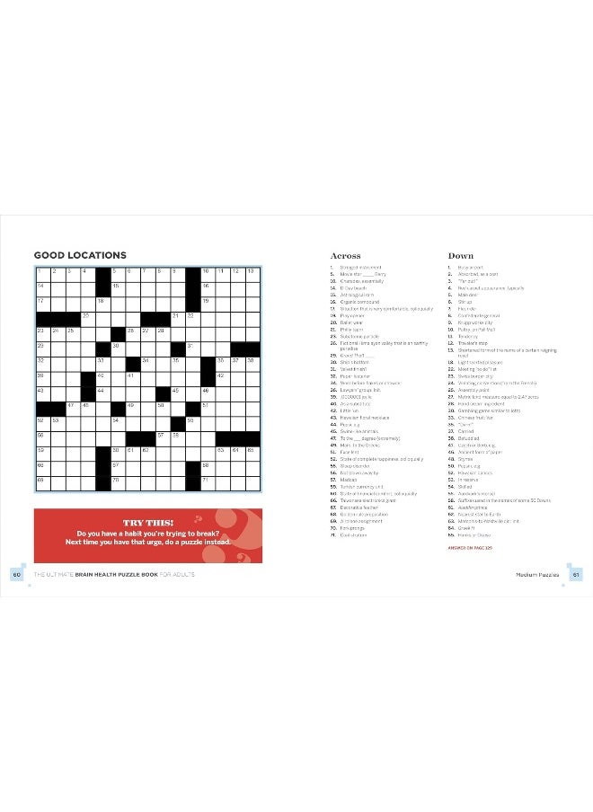 The Ultimate Brain Health Puzzle Book for Adults: Crosswords, Sudoku, Cryptograms, Word Searches, and More! (Ultimate Brain Health Puzzle Books)  - Image 5