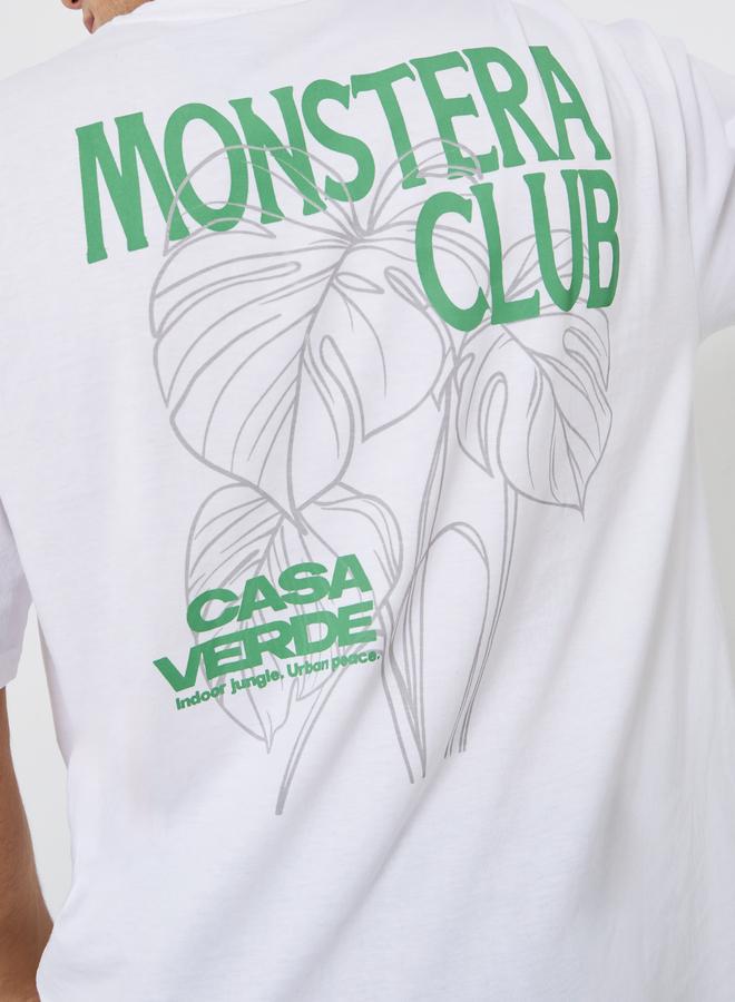 ستايلي تيشيرت جيرسي واسع بطبعة جرافيك - Image 4