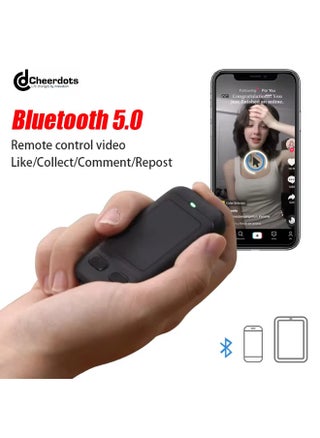 Remote Control for TikTok, Kindle App Page Turner, Bluetooth Camera Video Recording, Tik Tok Scrolling Ring for Sending on iPhone, iPad, iOS, Android Camera Remote Shutter Selfie Button, Black. - pzsku/Z9F3B48B86D35FAD01171Z/45/1749543330/04e8996b-d420-487e-85d0-e54b60ccd758