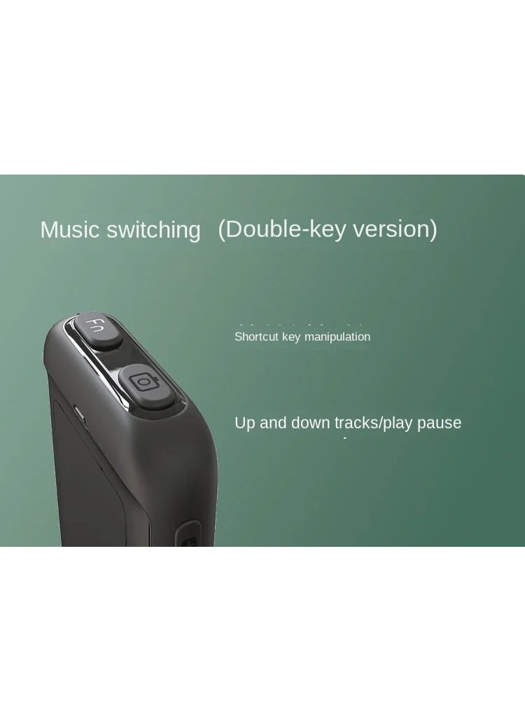 Remote Control for TikTok, Kindle App Page Turner, Bluetooth Camera Video Recording, Tik Tok Scrolling Ring for Sending on iPhone, iPad, iOS, Android Camera Remote Shutter Selfie Button, Black.