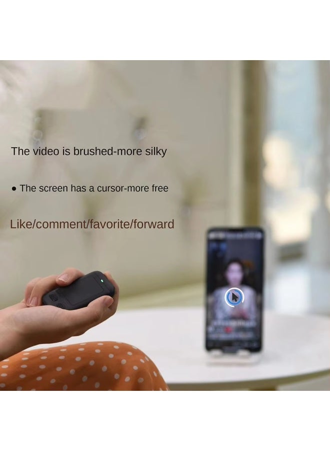 Cheerdots Remote Control for TikTok, Kindle App Page Turner, Bluetooth Camera Video Recording, Tik Tok Scrolling Ring for Sending on iPhone, iPad, iOS, Android Camera Remote Shutter Selfie Button, Black. - Image 1