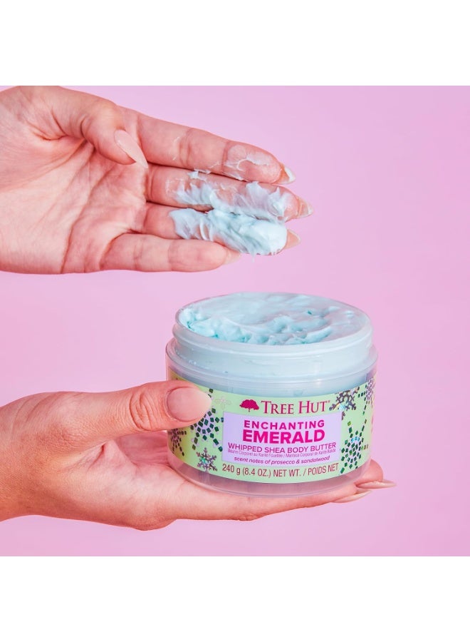 Tree Hut Tree Hut Enchanting Emerald Whipped Shea Body Butter | Long-lasting Hydration Leaves Skin Feeling Soft & Moisturized | Limited Edition Holiday | 8.4 fl oz.  - Image 3