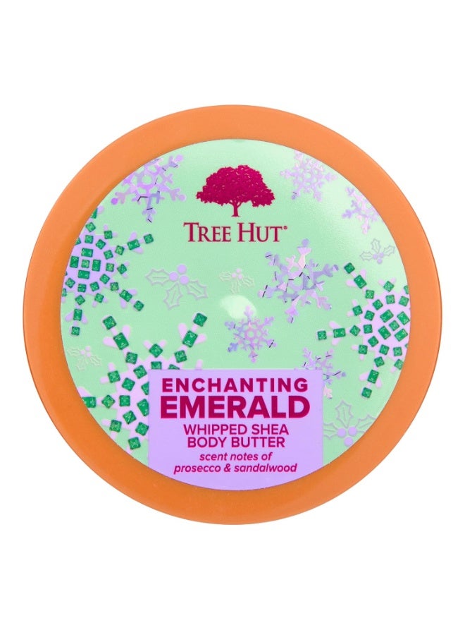 Tree Hut Tree Hut Enchanting Emerald Whipped Shea Body Butter | Long-lasting Hydration Leaves Skin Feeling Soft & Moisturized | Limited Edition Holiday | 8.4 fl oz.  - Image 2