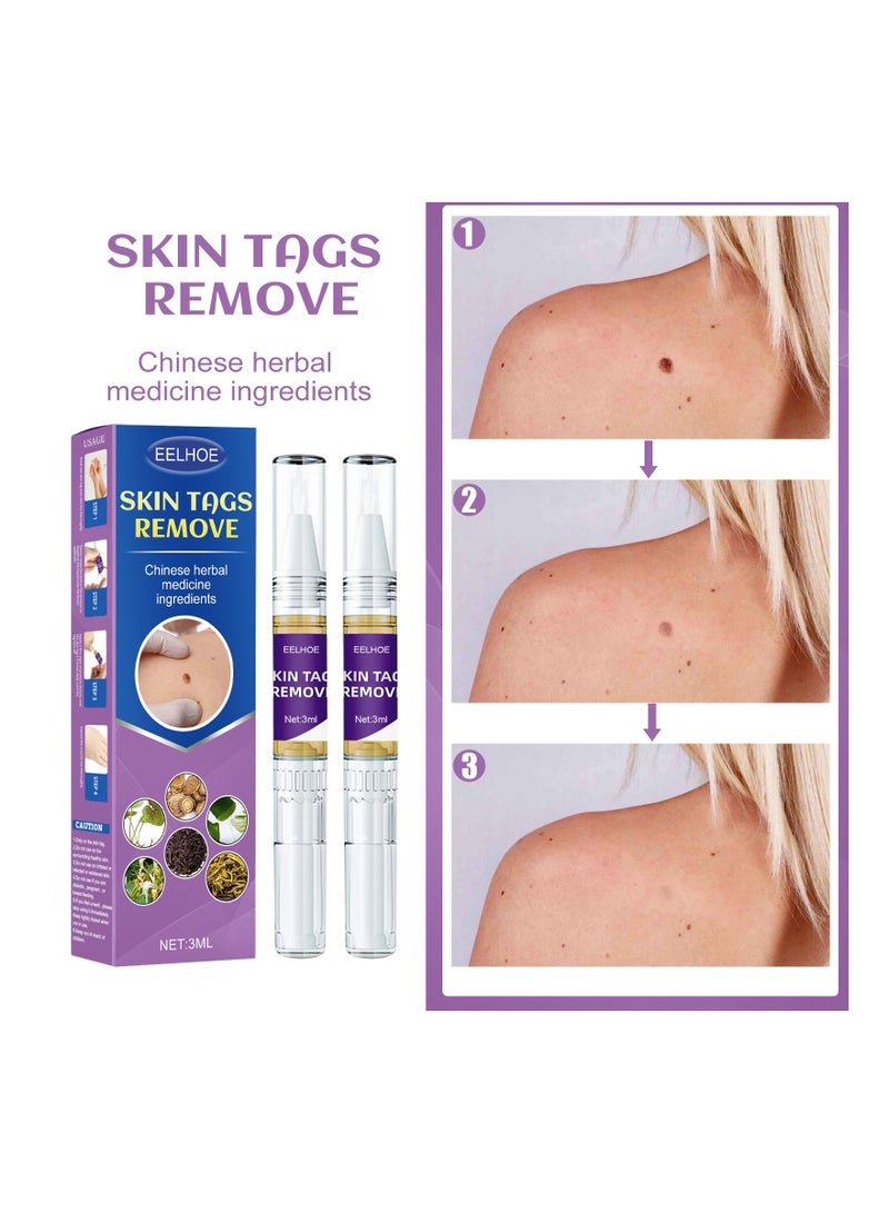 EELHOE Skin Tags Removal Liquid Pen 2 Pcs Set - Image 5