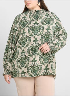 Ginger Plus Boho Style Floral Print Blouse  - Image 3