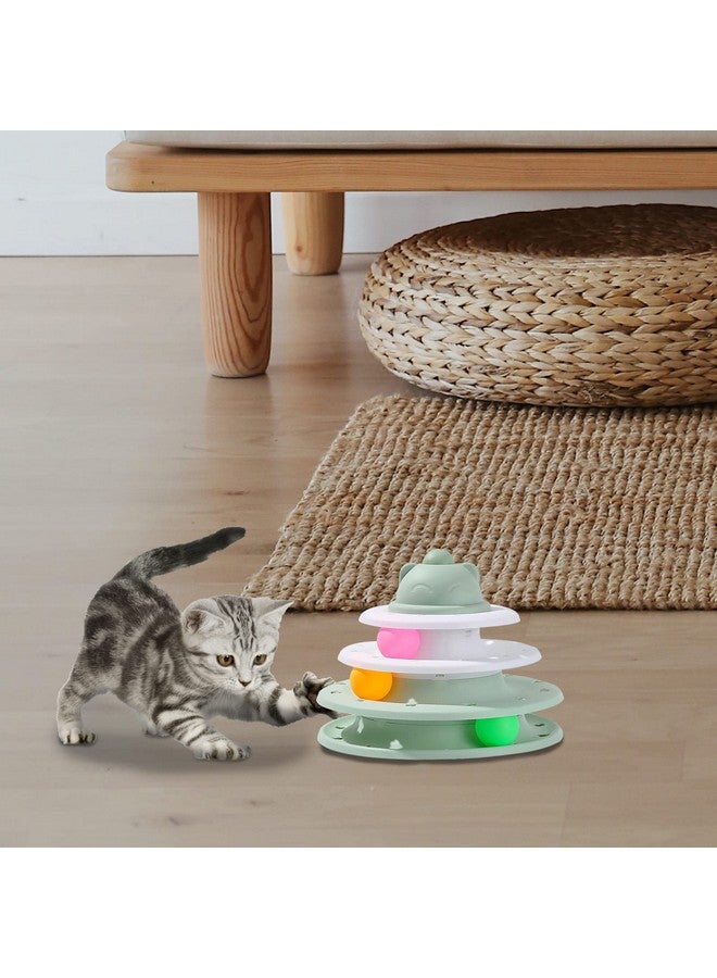 Andiker Cat Track Toy Balls, 6pcs Colorful Cat Toys for Indoor Cats Lightweight and Bounce Durable 1inches Replacement Balls for Cat Tower Toy (6pc) - Image 5