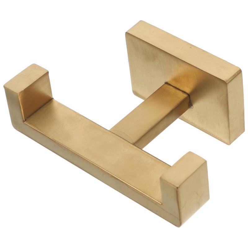 Gold Stainless Steel Heavy Duty Cubicle Coat Hook Adhesive for Office - Image 2