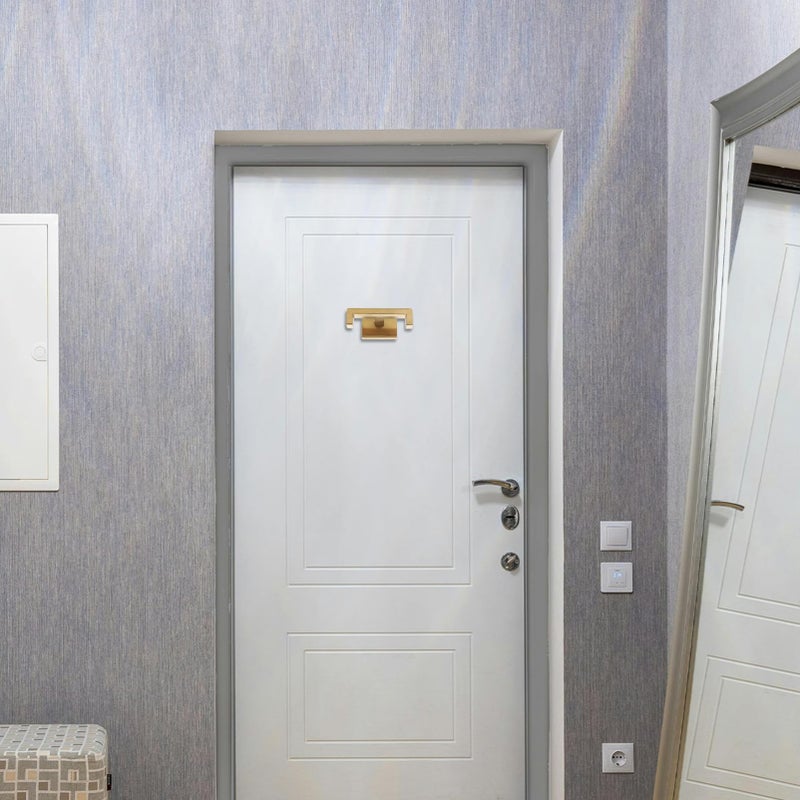 Gold Stainless Steel Heavy Duty Cubicle Coat Hook Adhesive for Office - Image 5