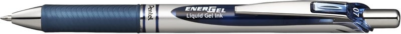 قلم رولربال من نوع Pentel EnerGel، سمك القلم 0.7 مم، لون أزرق/أسود