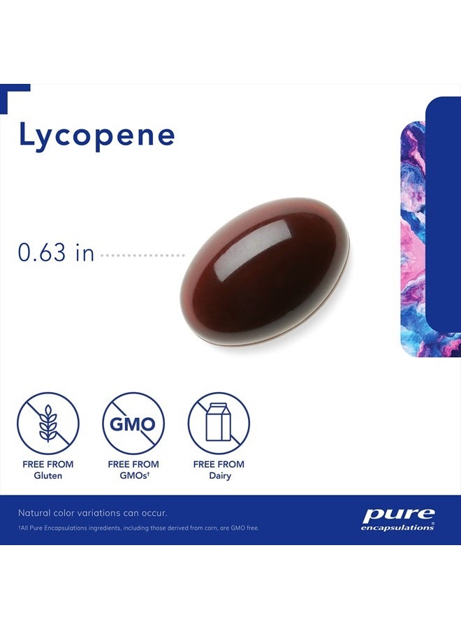 Pure Encapsulations Lycopene 20 mg | Dietary Supplement for Cellular and Macular Support | 60 Softgel Capsules - Image 3