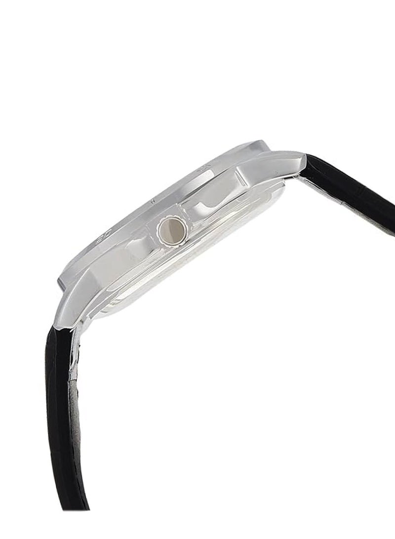 CASIO ساعة يد أنالوج مقاومة للماء للرجال MTP-V004L-7AUDF - 42 مم - سوداء - Image 3