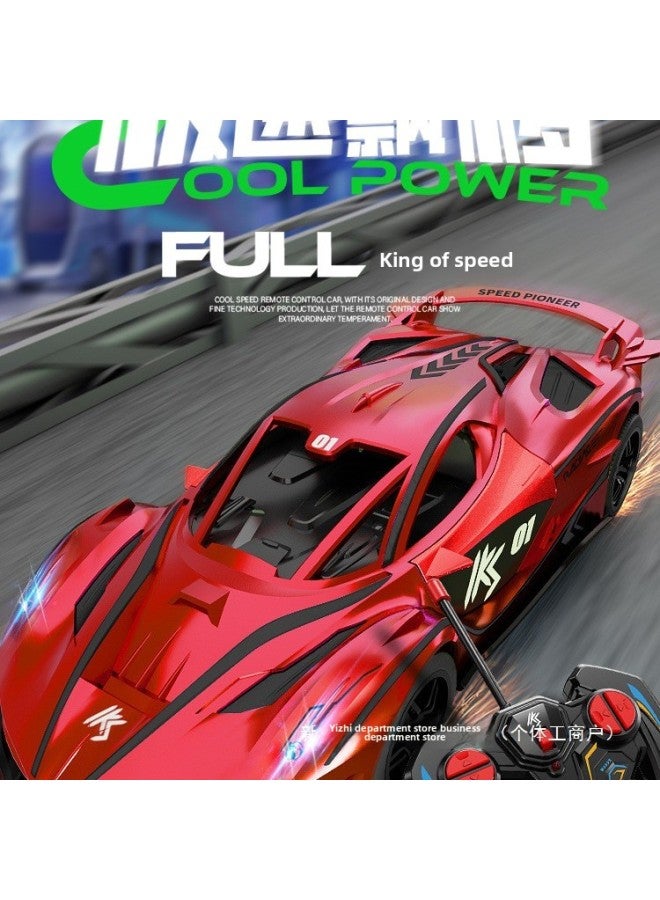 لعبة سيارة التحكم عن بعد للأطفال Rc الكهربائية عالية السرعة بمحرك Drift Racing Police Car على الطرق الوعرة 5 7 سنوات 6 أولاد 8- اللون: سيارة سباق فيراري 【أبواب مزدوجة مع أضواء】 - النسبة: العب مع 【ثلاث مجموعات من البطاريات القابلة لإعادة الشحن】 واحصل على بطاريتين للتحكم عن بعد + كابل شحن - Image 2