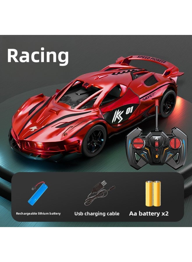 لعبة سيارة التحكم عن بعد للأطفال Rc الكهربائية عالية السرعة بمحرك Drift Racing Police Car على الطرق الوعرة 5 7 سنوات 6 أولاد 8- اللون: سيارة سباق فيراري 【أبواب مزدوجة مع أضواء】 - النسبة: العب مع 【ثلاث مجموعات من البطاريات القابلة لإعادة الشحن】 واحصل على بطاريتين للتحكم عن بعد + كابل شحن - Image 1