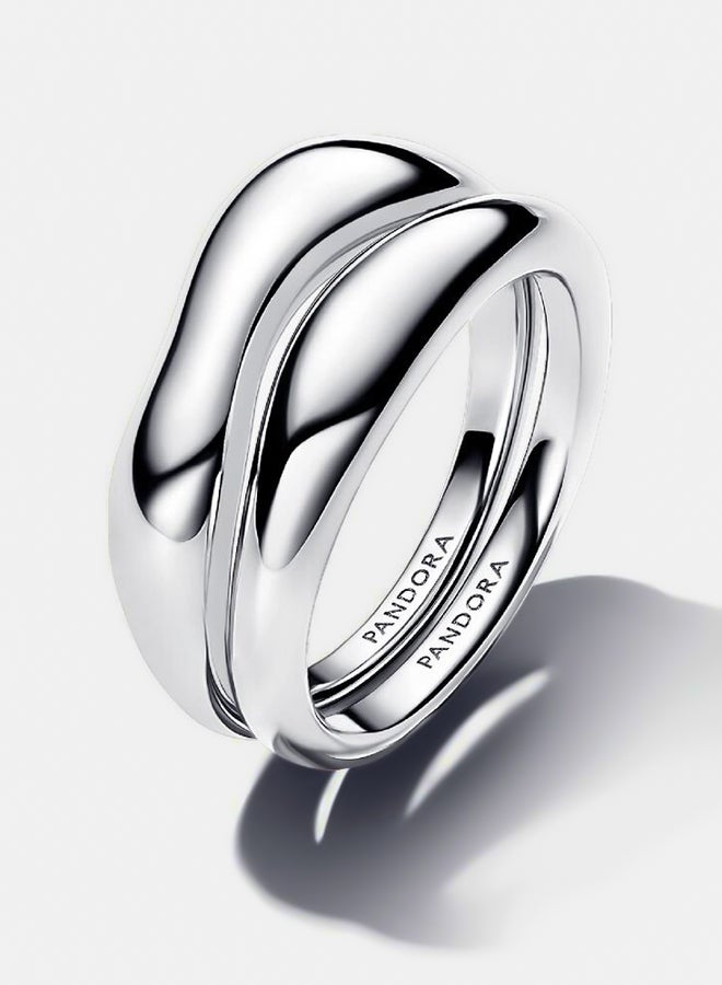 PANDORA Sterling Silver Ring Set 