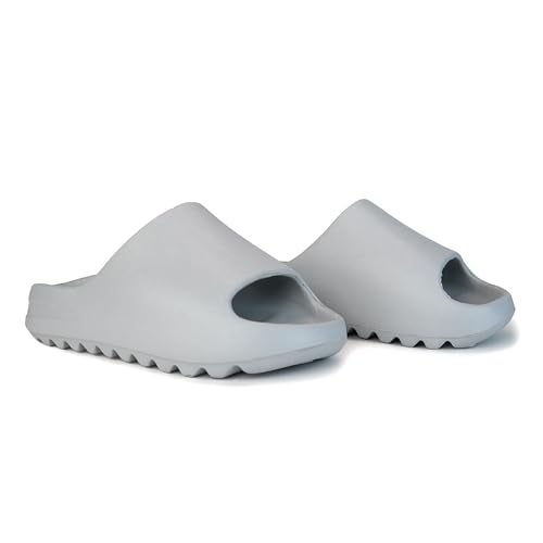 Hygear Men's GE-1029 Light Grey Comfortable & Stylish Slip-On Slider UK/India-7 - Image 1