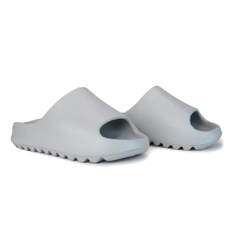 Hygear Men's GE-1029 Light Grey Comfortable & Stylish Slip-On Slider UK/India-7 - Image 2