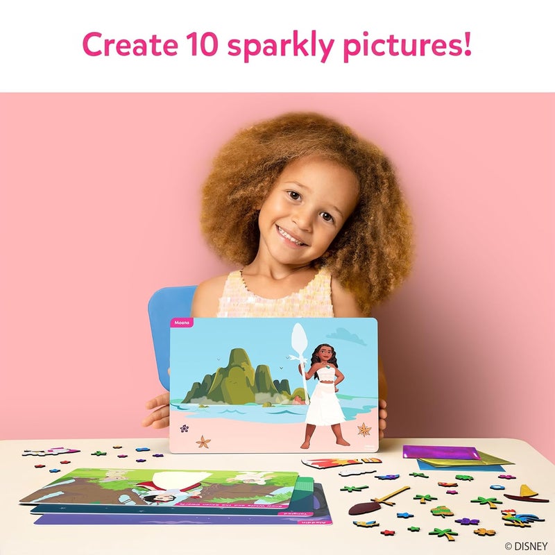 Skillmatics مرح المرح - أميرات ديزني، مجموعات فنون وحرف خالية من الفوضى للأطفال، نشاط إبداعي DIY، هدايا للأولاد والبنات من أعمار 4، 5، 6، 7، 8، 9 - Image 2