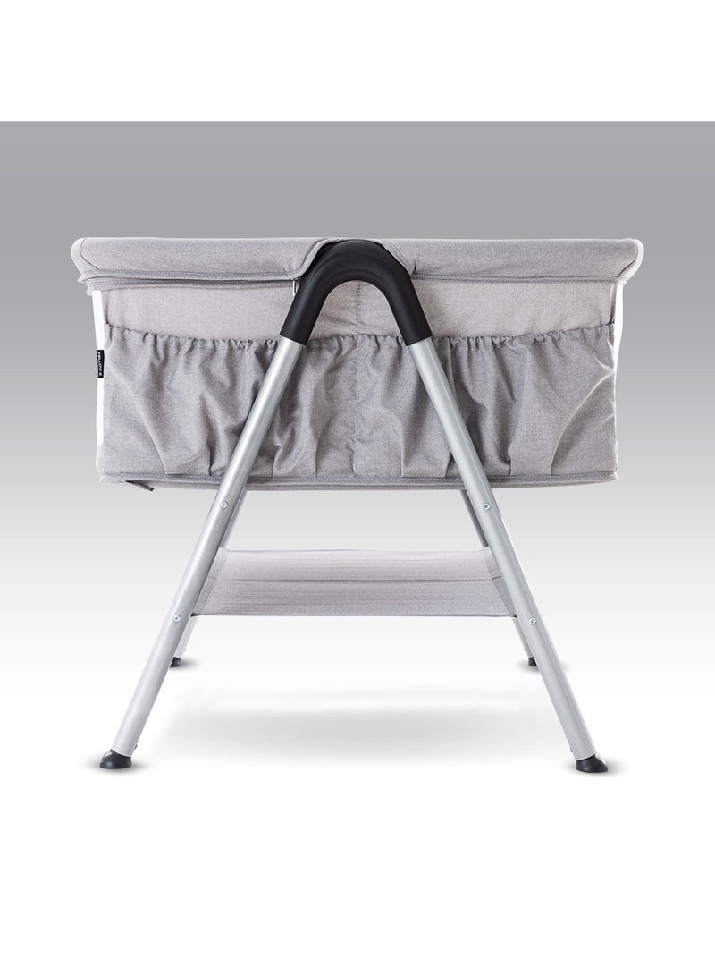 TEKNUM Teknum FELLOW 2 Twin Bedside Crib Bassinet - Grey  - Image 4