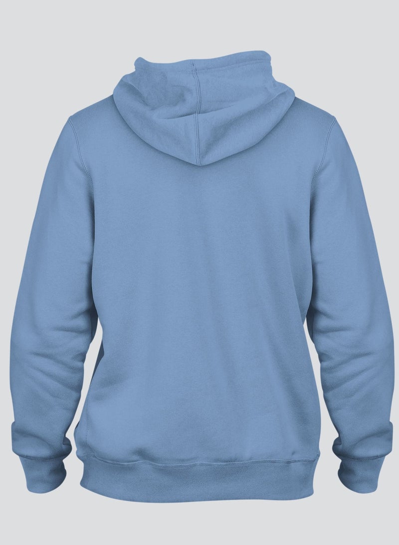 InkMASH Premium Hoodie - Pastel Blue - Made in UAE - Unisex - Image 3