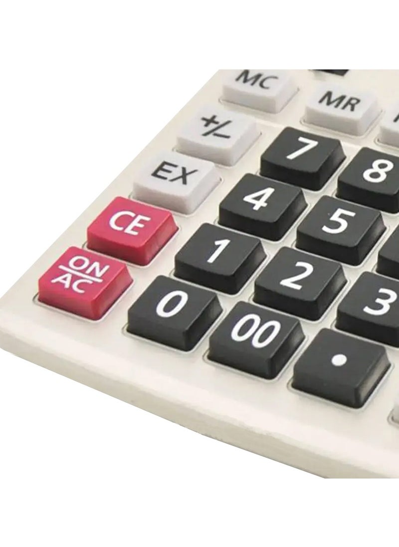 Electronic Calculator, for solving easy and complex mathematical operations SDC-9800V , dual power, equipped with a large LCD screen for offices, accountants, and personal use at home or school