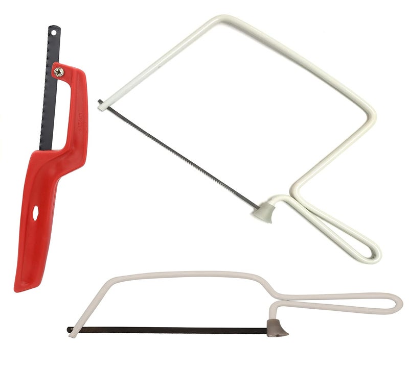 LOVELY 6 Inch 150 MM Mini Hacksaw Saw Junior Saw Coping Saw Combo Pack of 3 Saw - Image 1