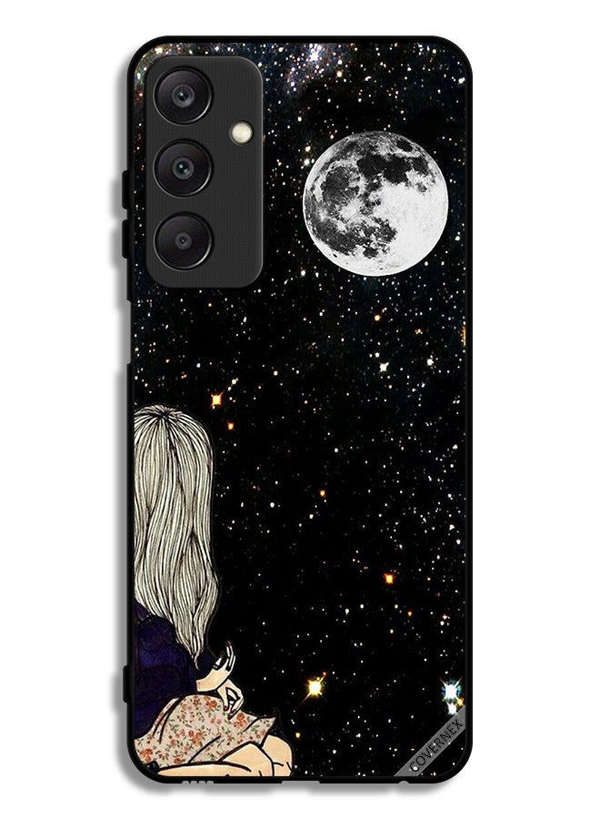 Covernex جراب واقي لهاتف سامسونج جالاكسي A25 5G بتصميم يLOOK إلى القمر - Image 1