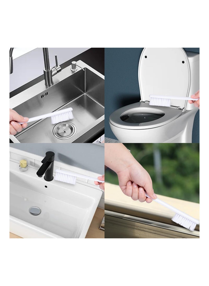 KASTWAVE مجموعة فرشاة المرحاض، فرشاة مرحاض سيليكون 3 في 1 مع حامل تبريد سريع وفتاحة لتنظيف الشقوق بمقبض طويل لتنظيف عميق شامل للحمام (مثبت على الأرض/الجدار) - Image 5